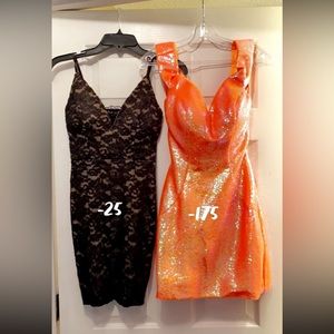 I will send y’all pictures of the dresses on me if y’all like them!